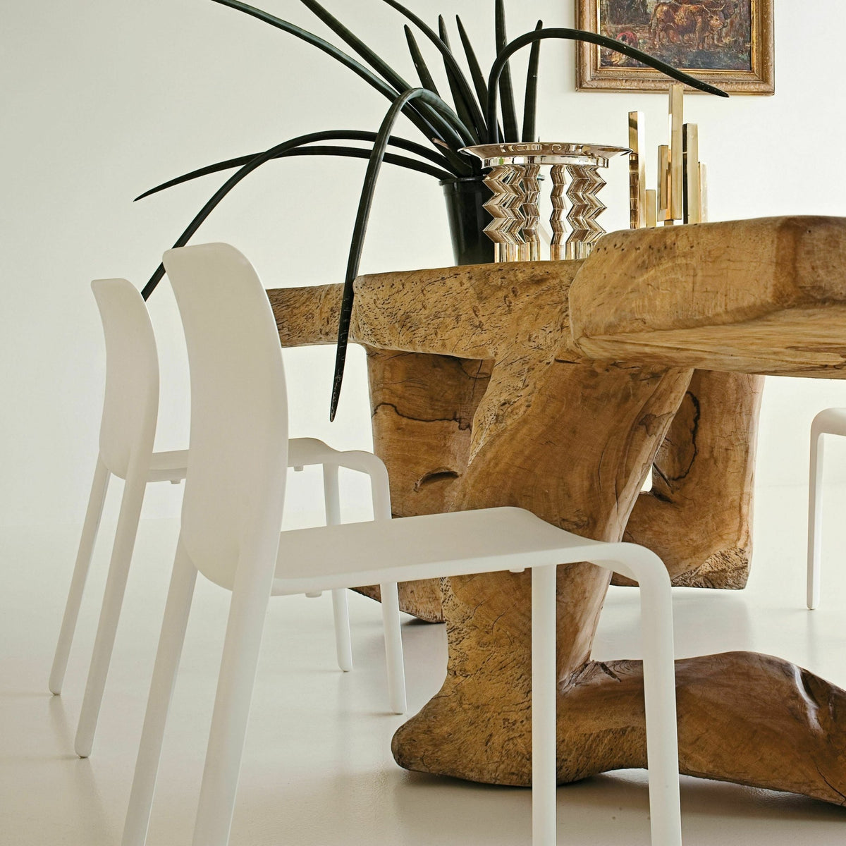Chaise en polypropylene vert olive First - Magis - The Cool Republic