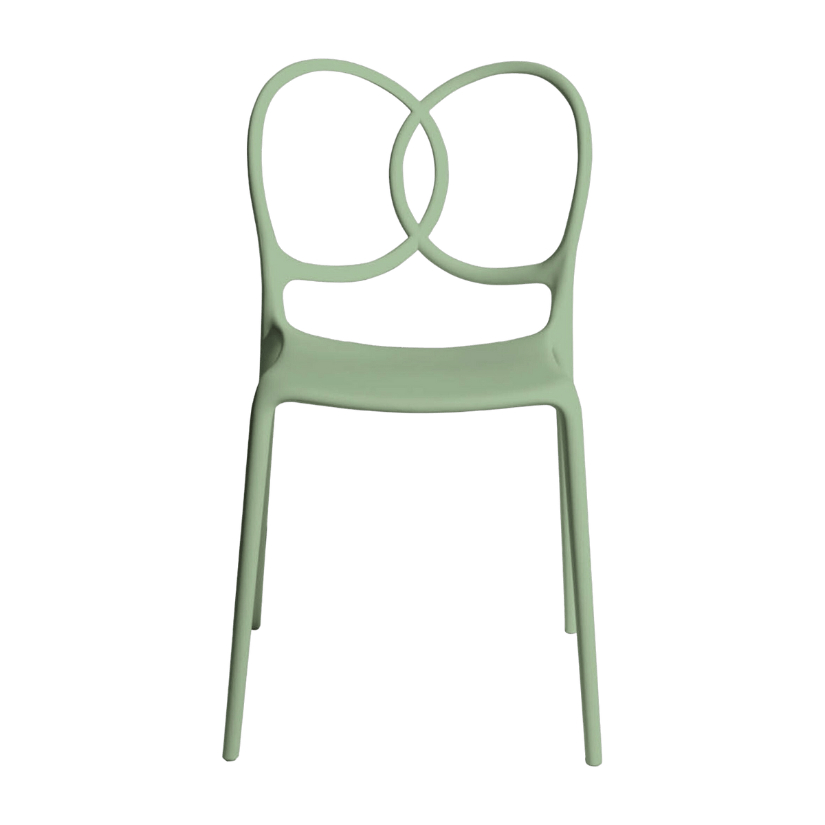Chaise en polypropylène verte Sissi - Driade - The Cool Republic