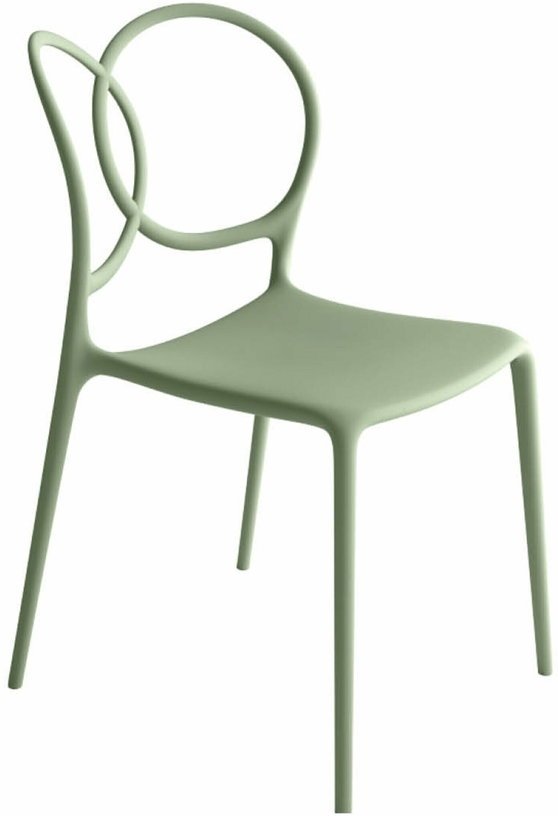 Chaise en polypropylène verte Sissi - Driade - The Cool Republic
