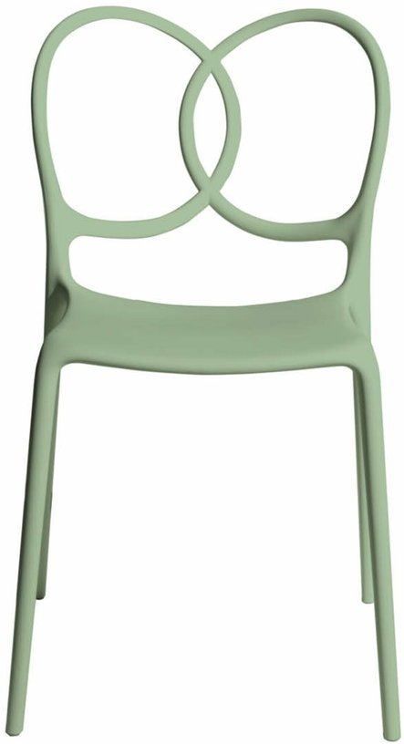 Chaise en polypropylène verte Sissi - Driade - The Cool Republic