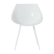 Chaise en polyuréthane et aluminium blanc Lagò - Driade - The Cool Republic