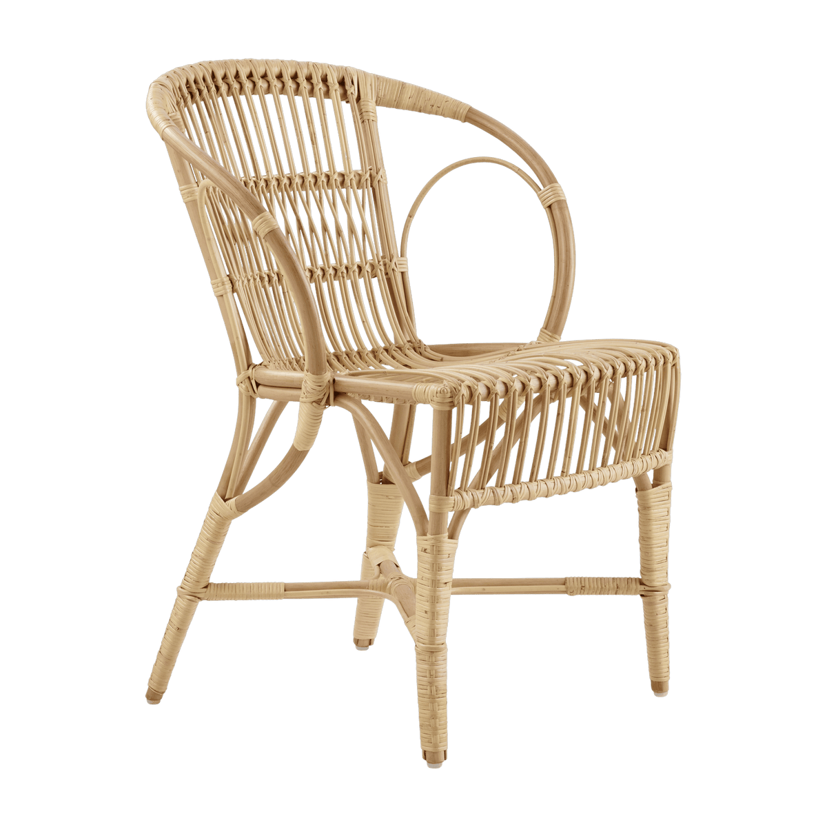 Chaise en rotin clair Wengler - Sika Design - The Cool Republic