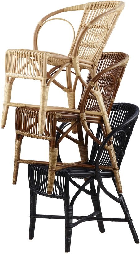 Chaise en rotin clair Wengler - Sika Design - The Cool Republic
