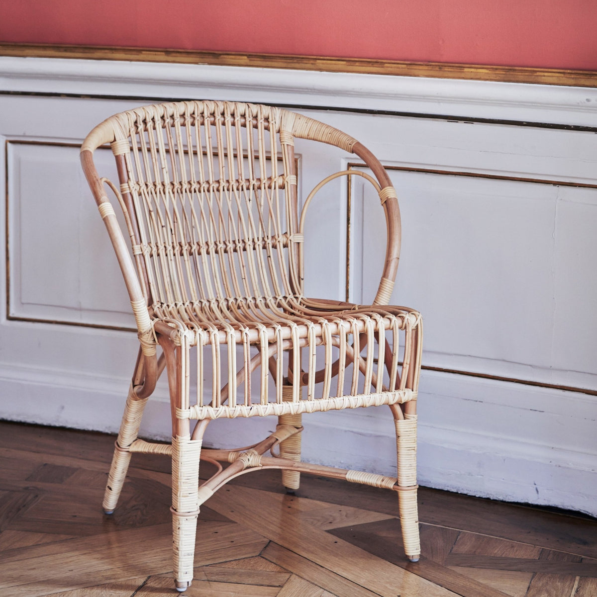 Chaise en rotin clair Wengler - Sika Design - The Cool Republic