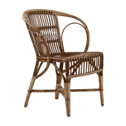 Chaise en rotin foncé Wengler - Sika Design - The Cool Republic