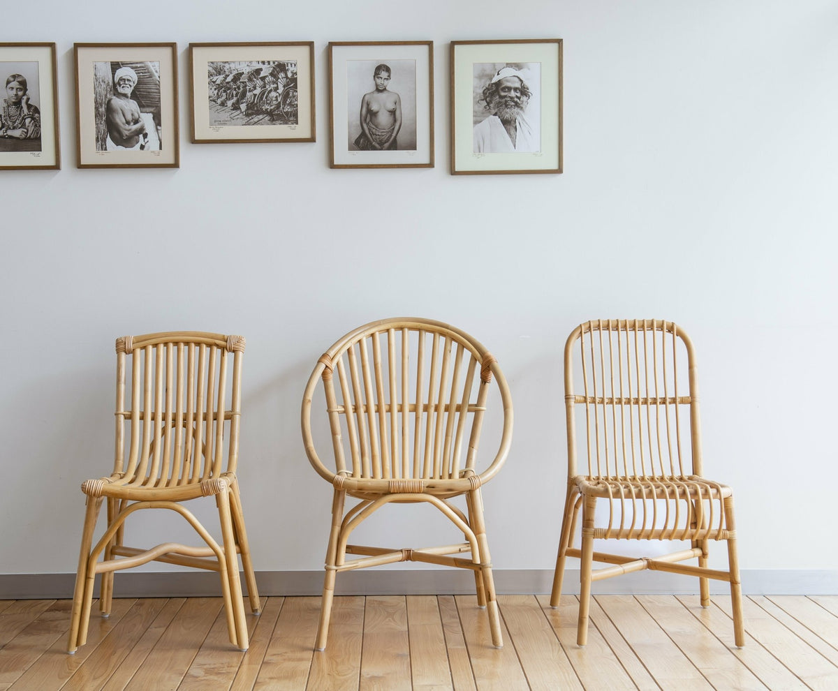 Chaise en rotin naturel 85 x 50 x 60 Magalie - KOK - The Cool Republic