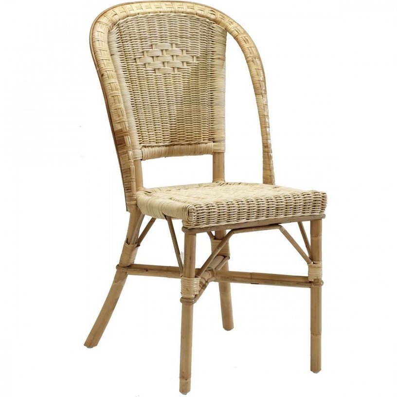 Chaise en rotin naturel Albertine - KOK - The Cool Republic