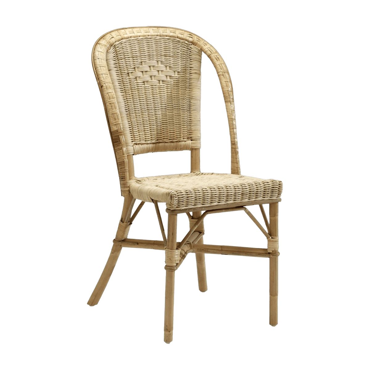 Chaise en rotin naturel Albertine - KOK - The Cool Republic