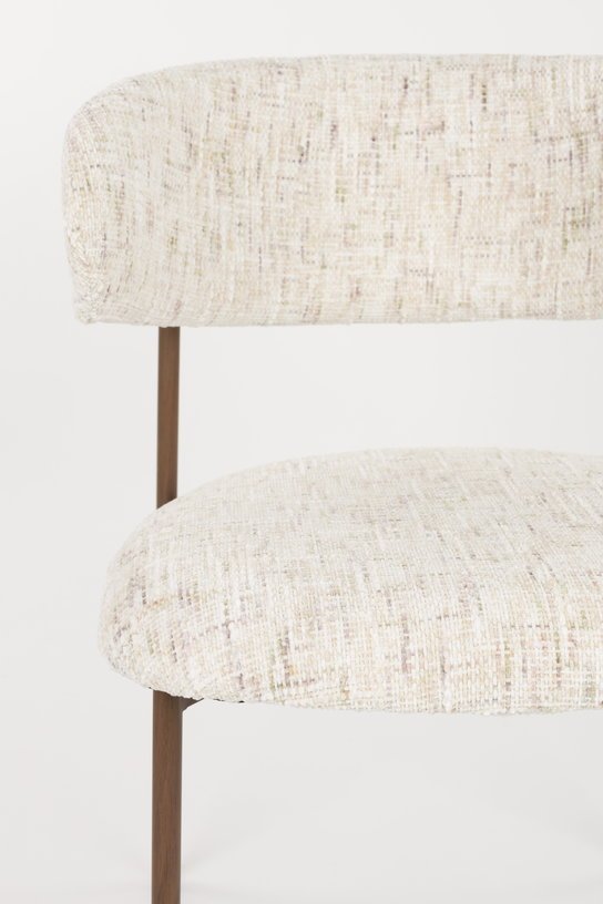Chaise en tissu blanc Finn - The Cool Republic - The Cool Republic