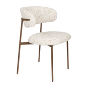 Chaise en tissu blanc Finn - The Cool Republic - The Cool Republic