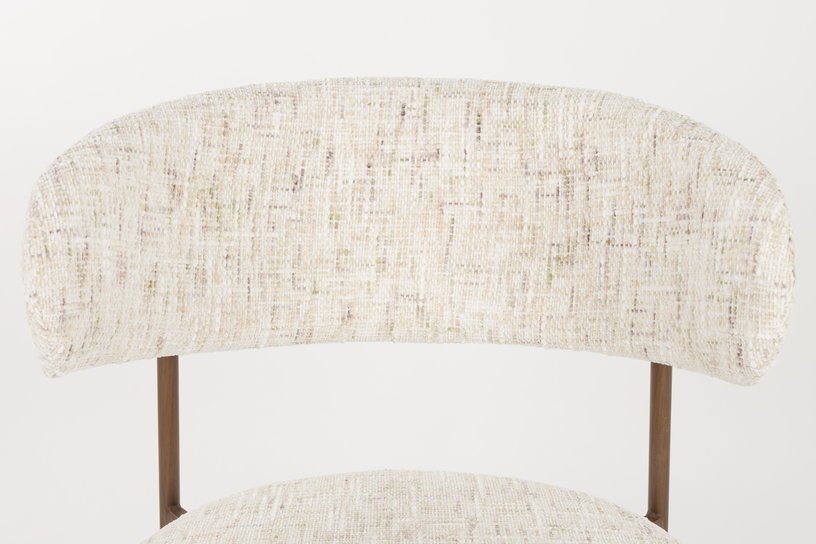 Chaise en tissu blanc Finn - The Cool Republic - The Cool Republic
