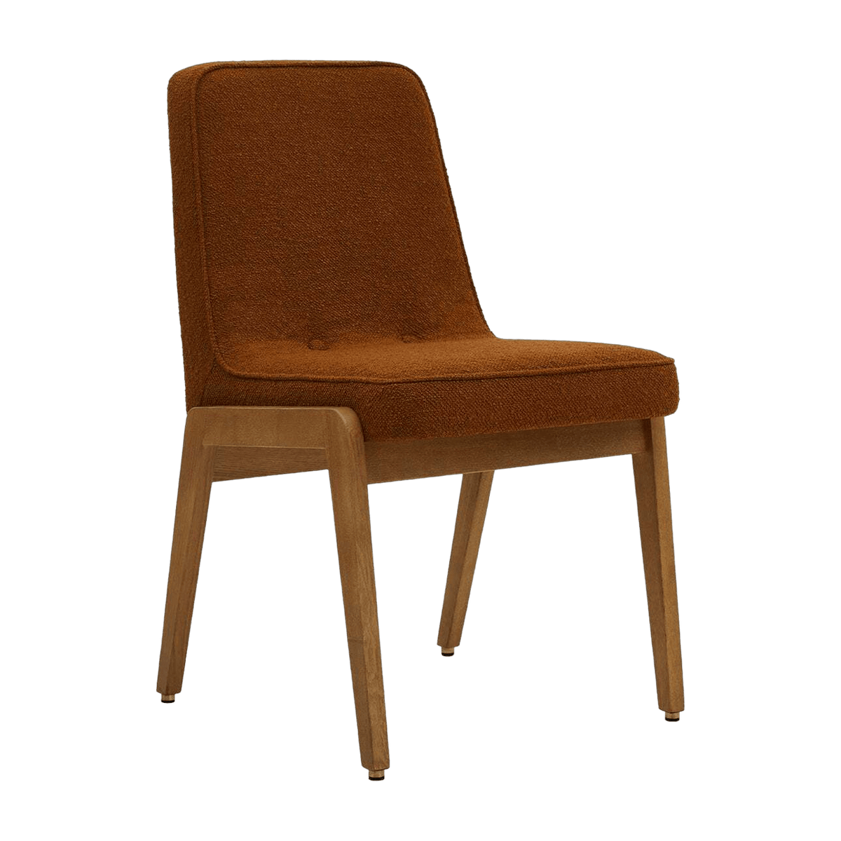 Chaise en tissu bouclé sierra et frêne foncé 51 x 49 Série 200-125 - 366 Concept - The Cool Republic