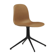 Chaise Form Chair Swivel 4L Full Uph. Black Alu - Normann Copenhagen - The Cool Republic