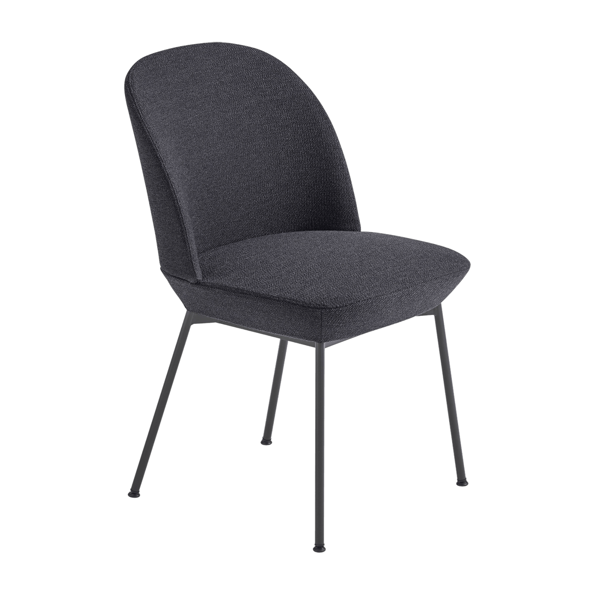 Chaise gris anthracite et pieds noir anthracite Oslo - Muuto - The Cool Republic