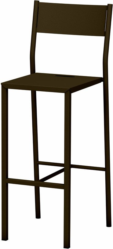 Chaise haute en acier mat bronze 110 cm Take - Matière Grise - The Cool Republic