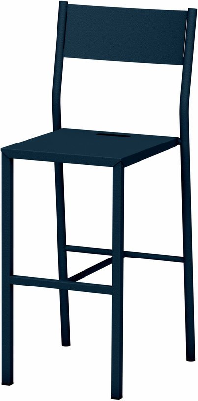 Chaise haute en acier mat denim 110 cm Take - Matière Grise - The Cool Republic