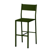 Chaise haute en acier mat kaki 110 cm Take - Matière Grise - The Cool Republic