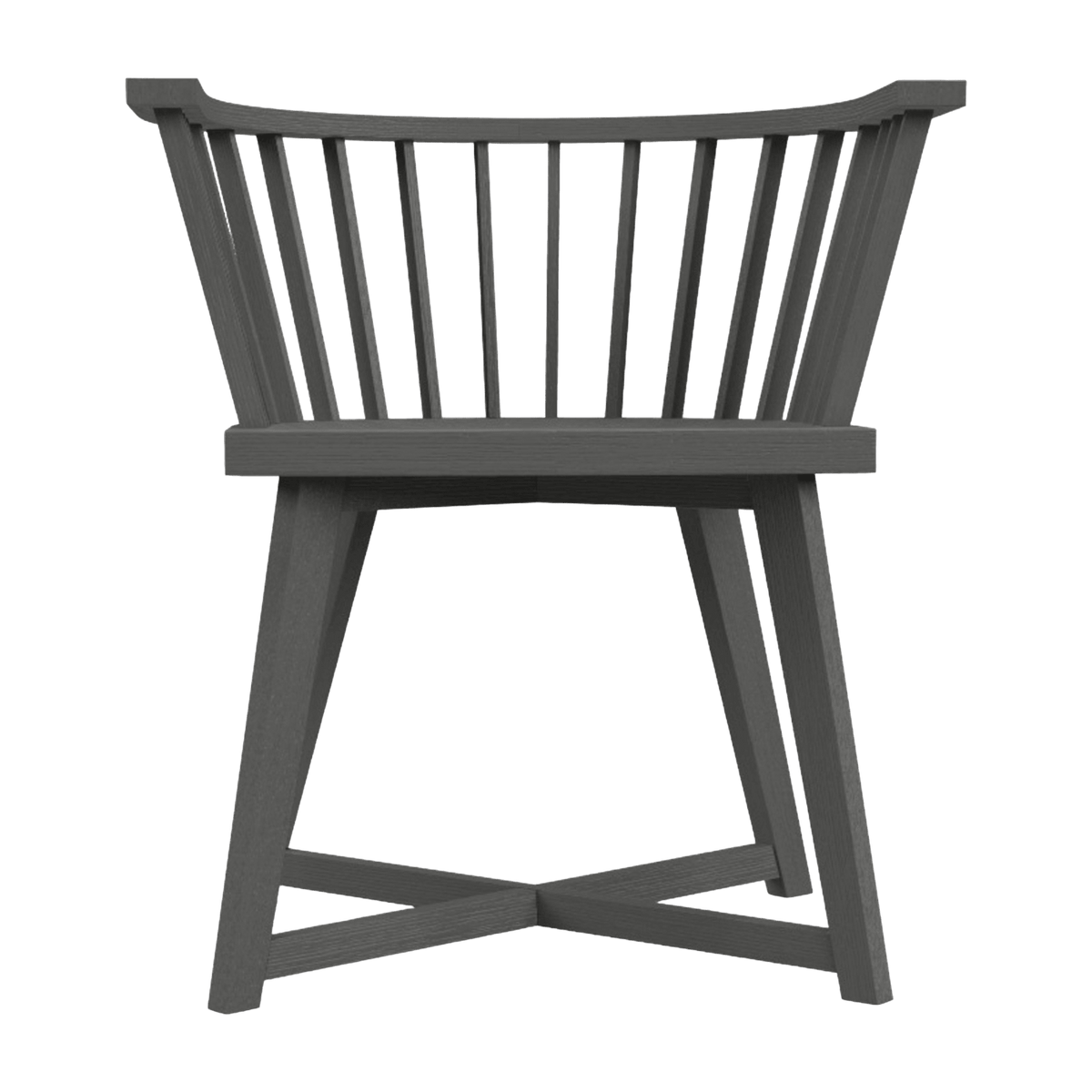 Chaise laquée gris Gray 24 - Gervasoni - The Cool Republic