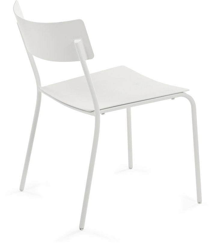 Chaise large en aluminium sans accoudoirs sable August - Serax - The Cool Republic