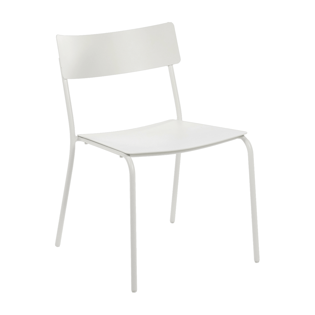 Wide aluminum chair without arms sand August - Serax - The Cool Republic