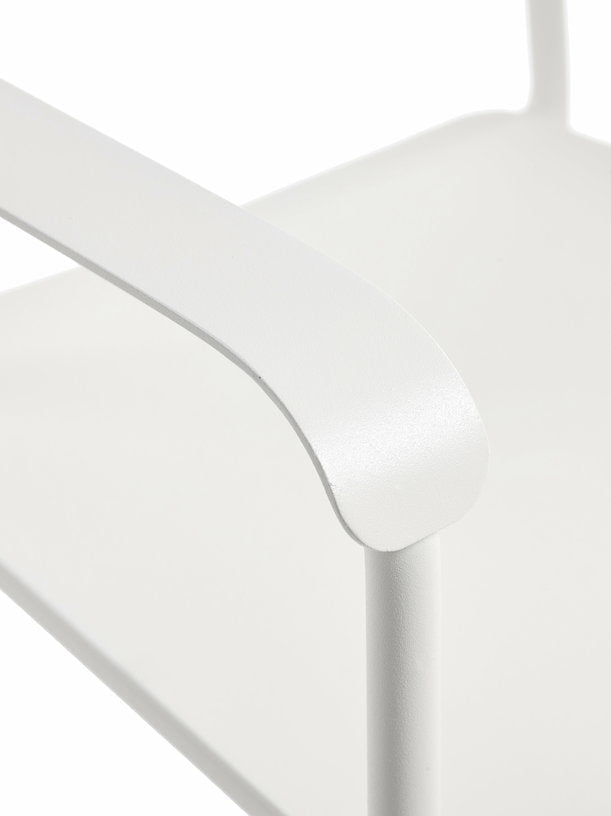 Chaise large en aluminum avec accoudoirs sable August - Serax - The Cool Republic