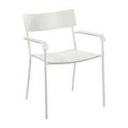 Chaise large en aluminum avec accoudoirs sable August - Serax - The Cool Republic