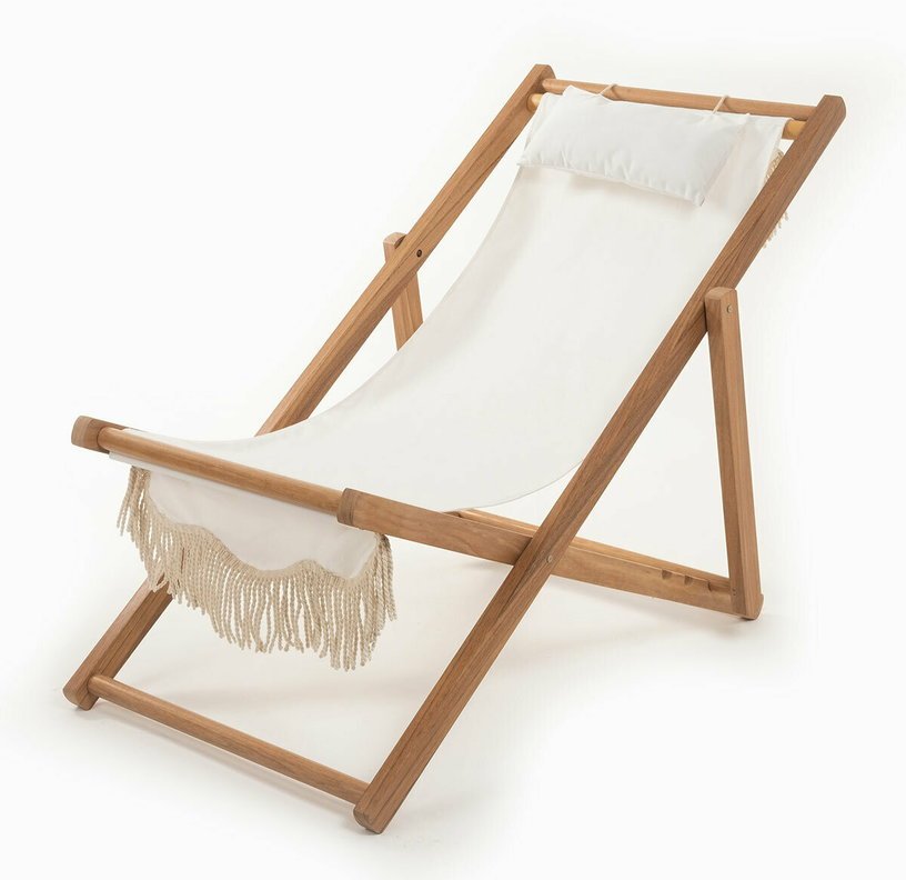 Chaise longue blanc antique Sling Premium - Business & Pleasure - The Cool Republic