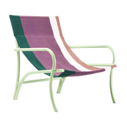 Chaise longue de jardin en acier vert Maraca - Ames - The Cool Republic