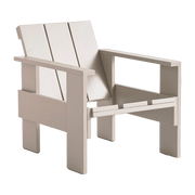 Chaise longue d'extérieur en pin London fog Crate - Hay - The Cool Republic