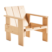 Chaise longue d'extérieur en pin naturel lanche Crate - Hay - The Cool Republic