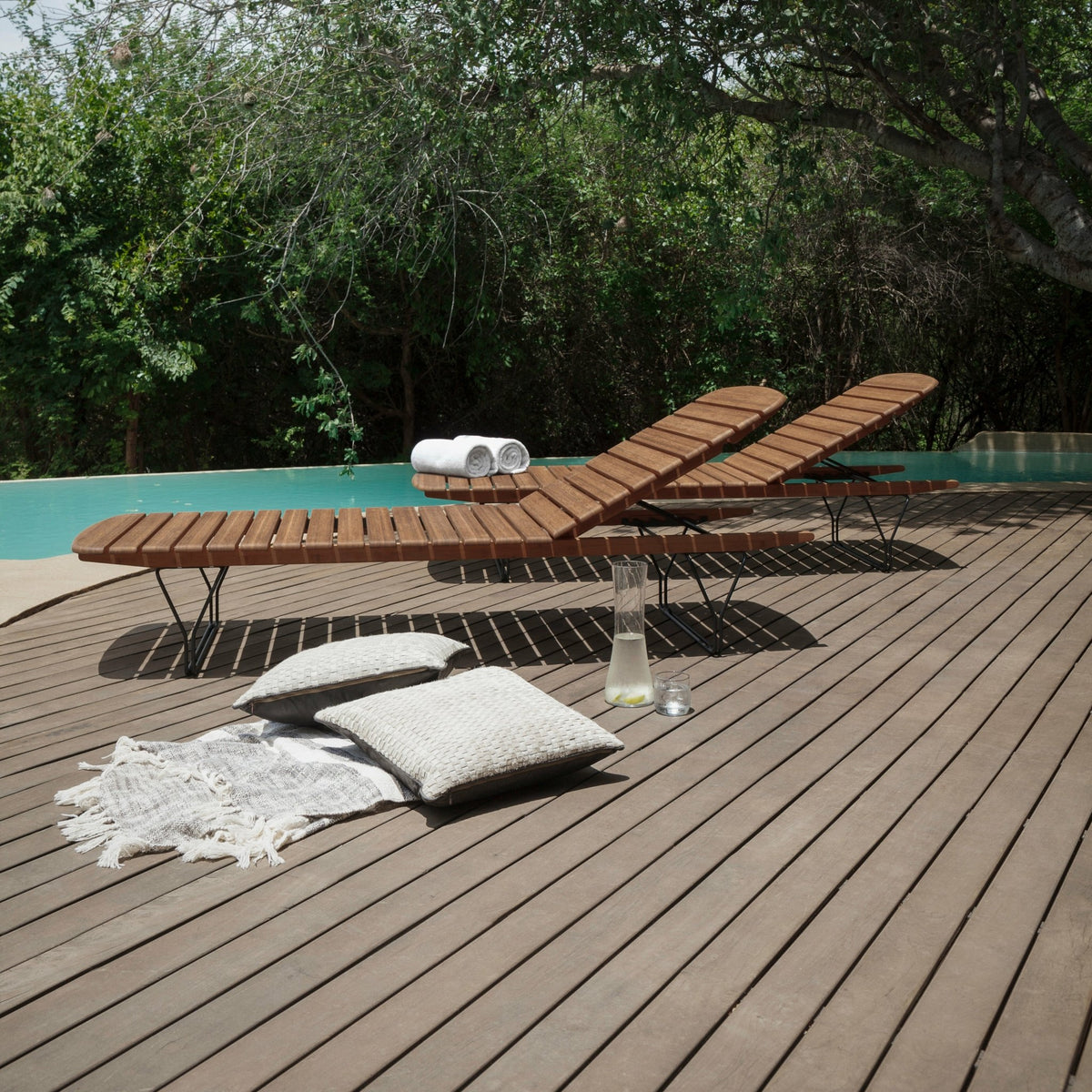Chaise longue en bambou MOLO - Houe - The Cool Republic