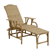 Chaise longue en rotin naturel Grand-mère - KOK - The Cool Republic