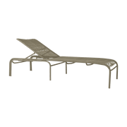 Chaise longue taupe cordage polypropylène Loop - Vincent Sheppard - The Cool Republic