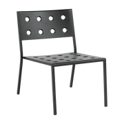 Chaise lounge de jardin en acier anthracite Balcony - HAY - The Cool Republic