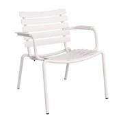 Chaise lounge d'extérieur en aluminium blanc 69x71x75cm Alua - Houe - The Cool Republic