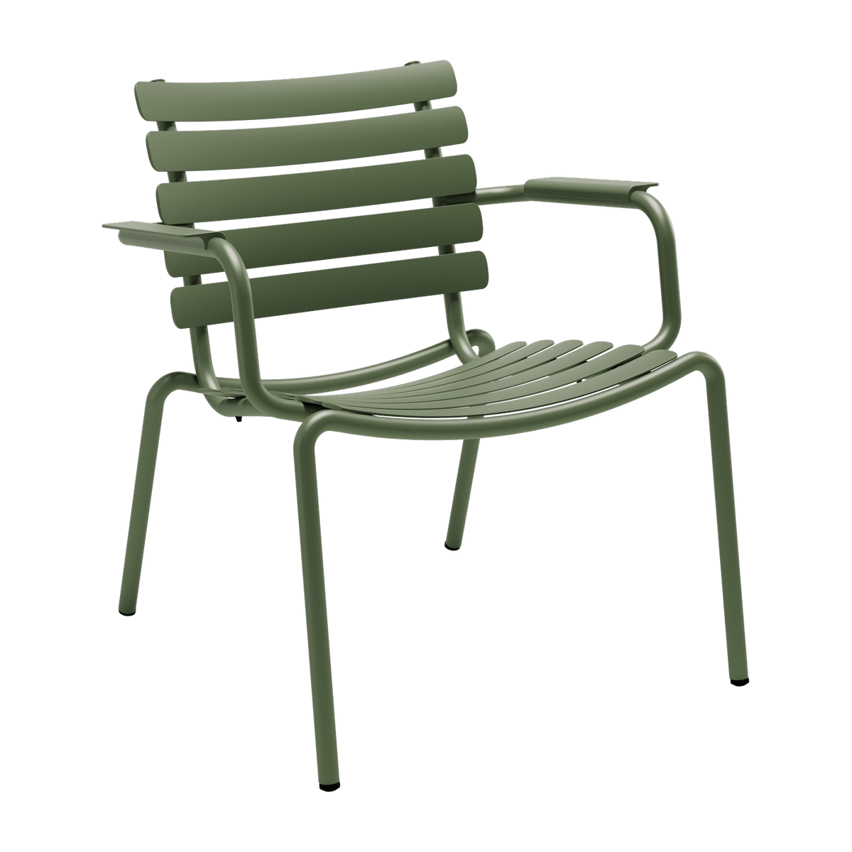 Chaise lounge d'extérieur en aluminium vert 69x71x75cm Alua - Houe - The Cool Republic