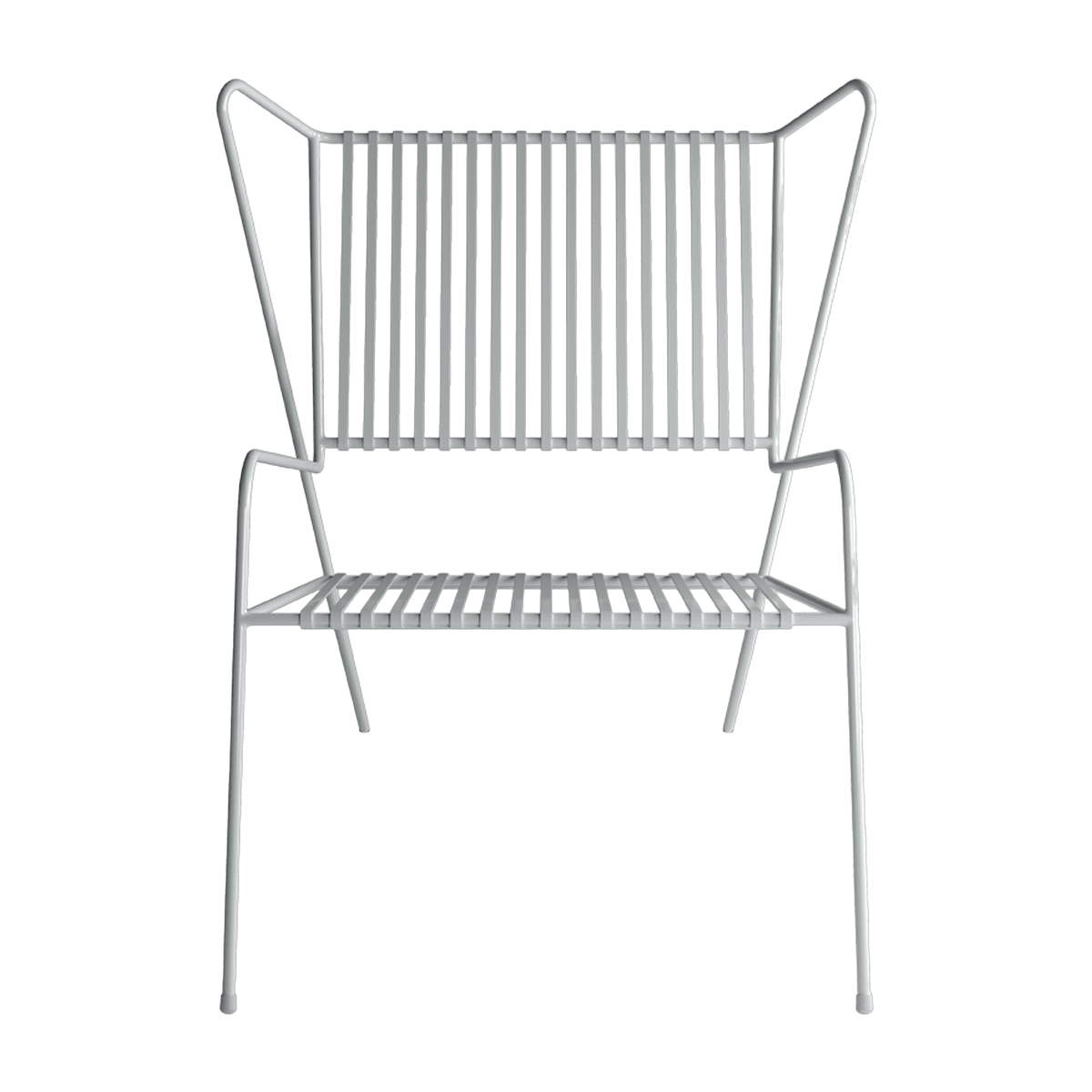 Chaise lounge en acier blanc Capri Easy - Cools Collection - The Cool Republic