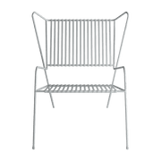 Chaise lounge en acier blanc Capri Easy - Cools Collection - The Cool Republic