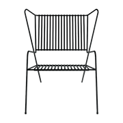 Chaise lounge en acier noir Capri Easy - Cools Collection - The Cool Republic