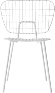 Chaise lounge en métal blanc WM - Audo