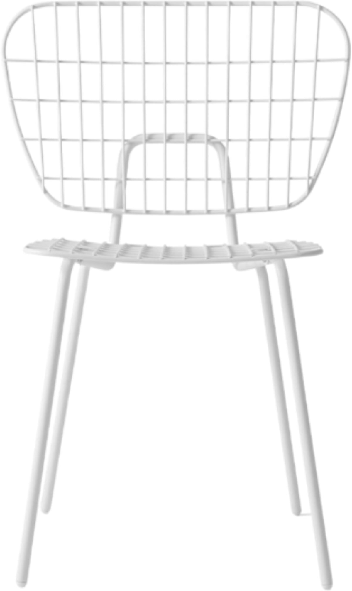 Chaise lounge en métal blanc WM - Audo