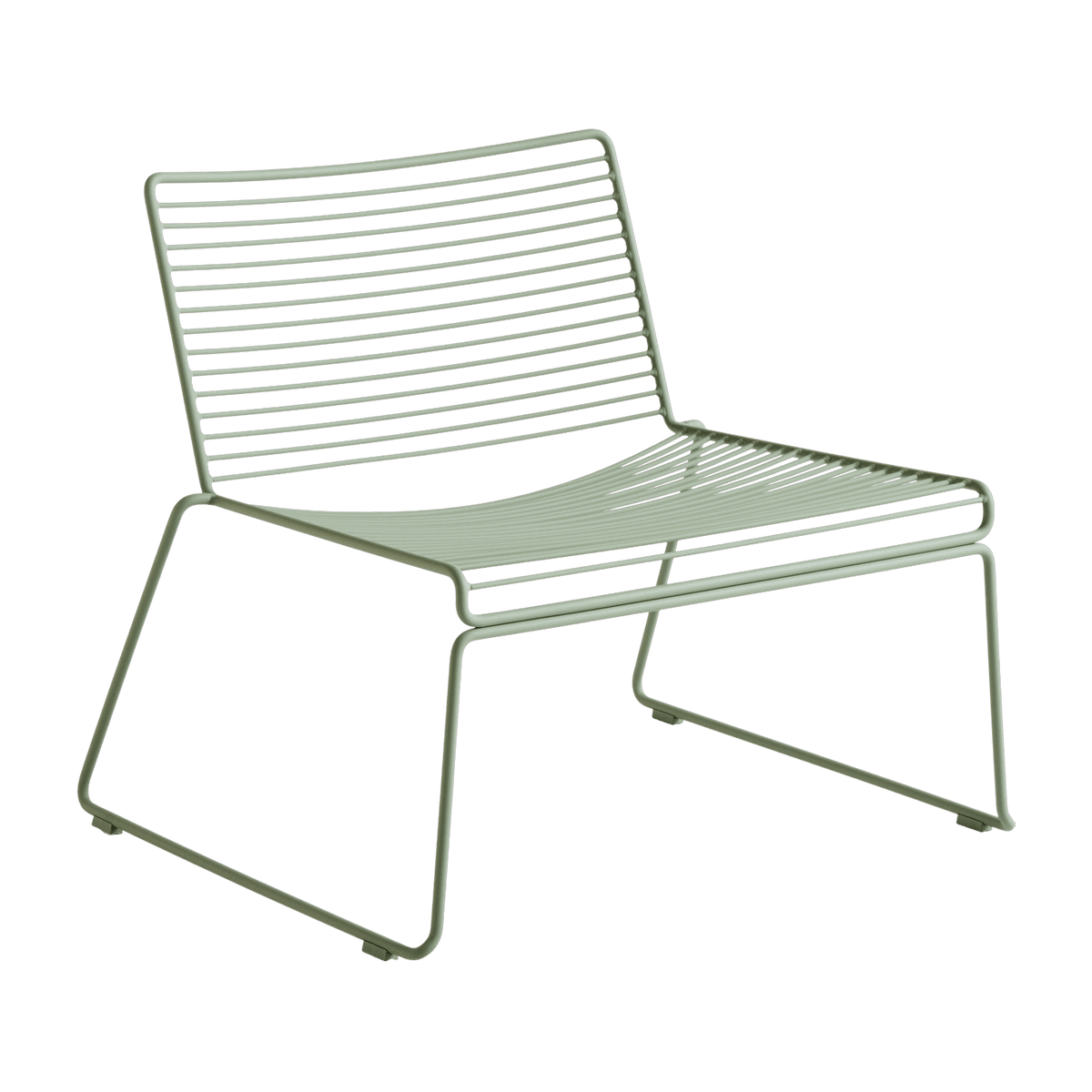 Chaise lounge en métal vert Hee - HAY - The Cool Republic