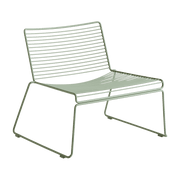 Chaise lounge en métal vert Hee - HAY - The Cool Republic