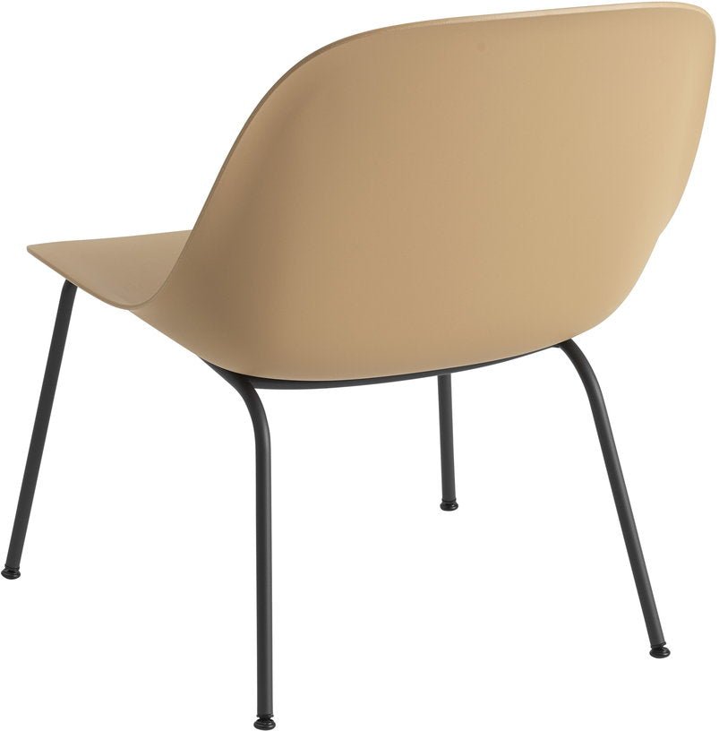 Chaise lounge ocre piétement tubes Fiber - Muuto - The Cool Republic