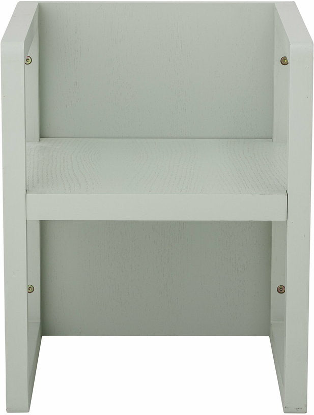 Chaise multifonctionelle en bois vert Nan - Bloomingville mini - The Cool Republic