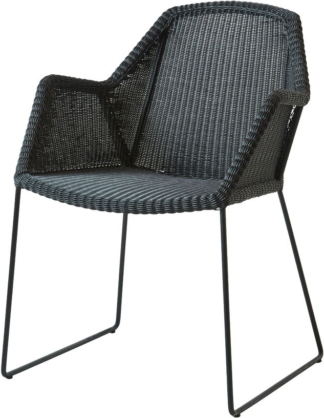 Chaise noire Breeze - Cane - Line - The Cool Republic