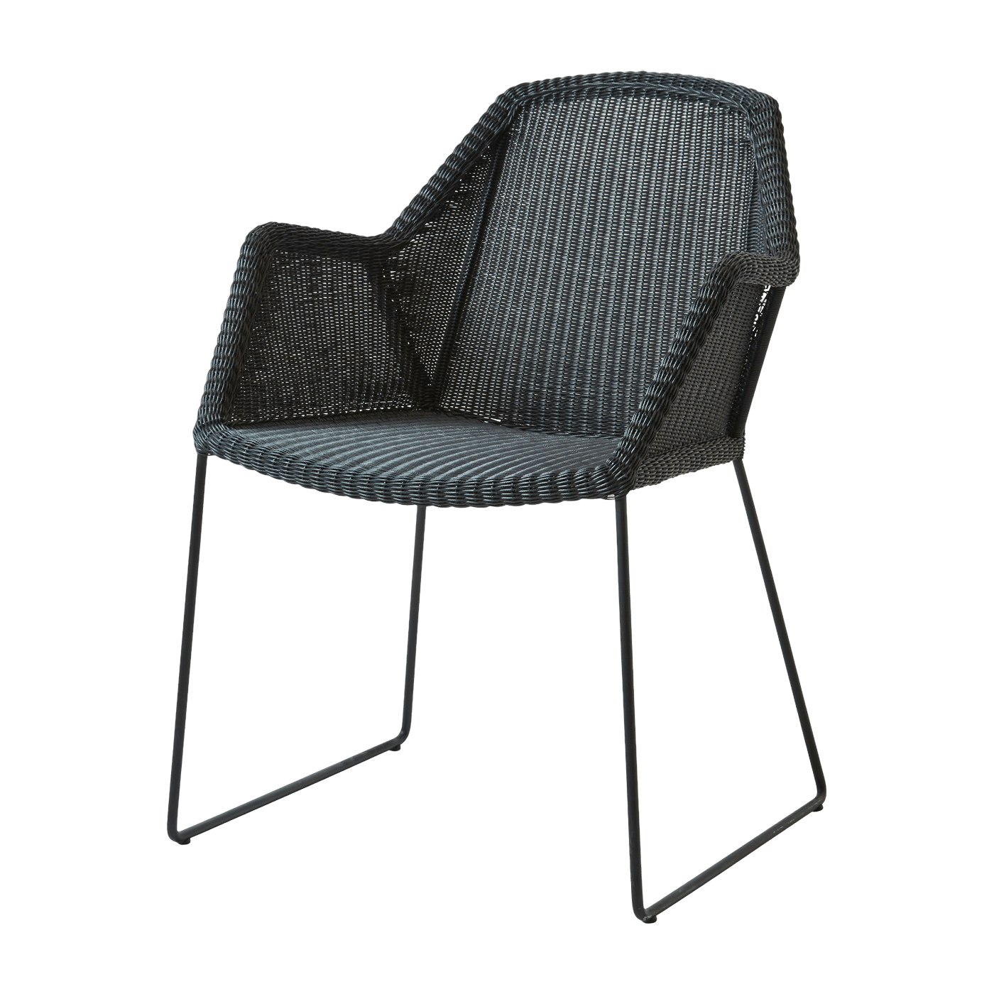 Chaise noire Breeze - Cane-Line - The Cool Republic