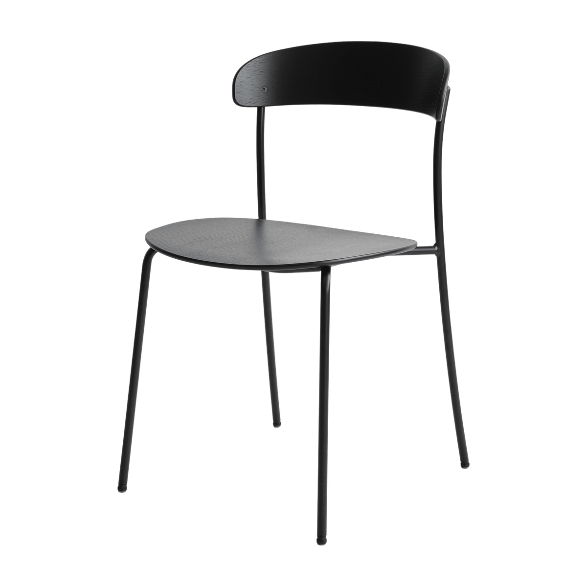 Chaise noire en frêne Missing - New Works - The Cool Republic