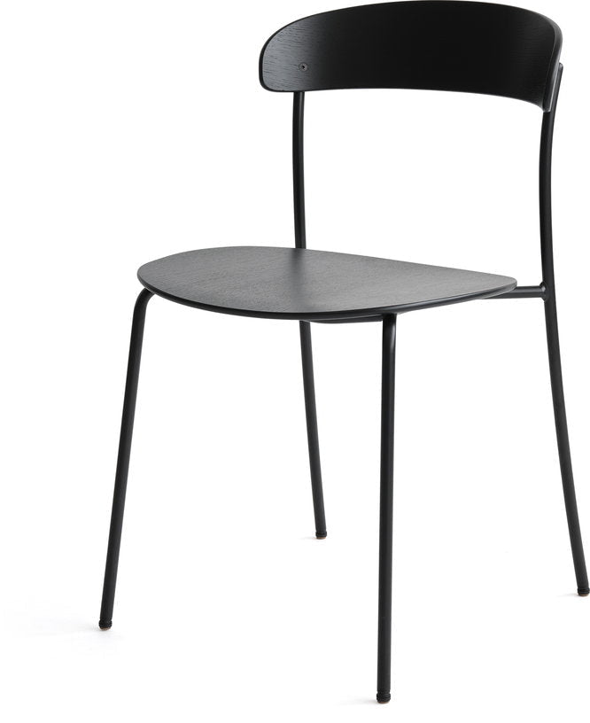 Chaise noire en frêne Missing - New Works - The Cool Republic