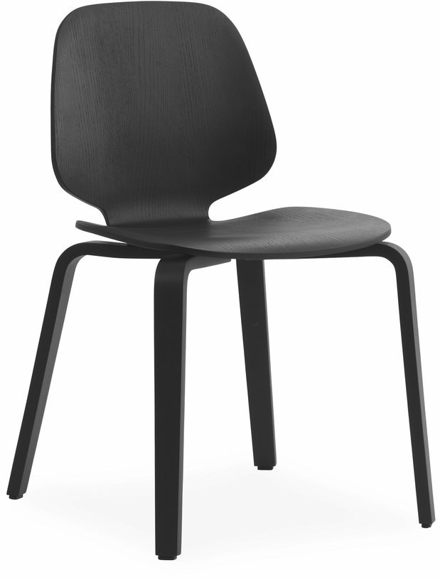 Chaise noire en frêne My Chair noir - Normann Copenhagen - The Cool Republic